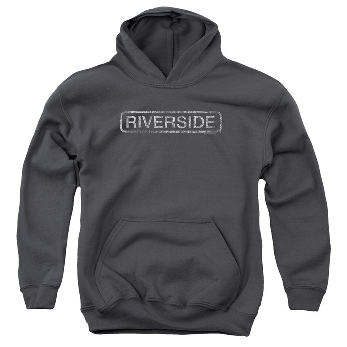 Riverside Records Riverside Distressed Kids Youth Hoodie Charcoal
