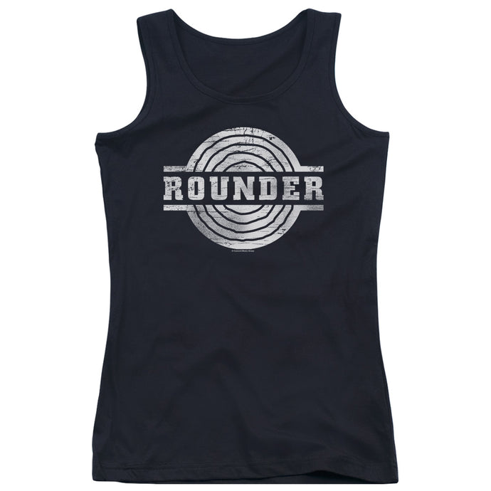 Rounder Records Rounder Retro Womens Tank Top Shirt Black