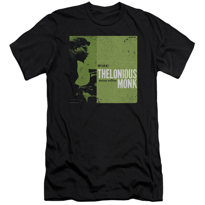 Thelonious Monk Work Premium Bella Canvas Slim Fit Mens T Shirt Black