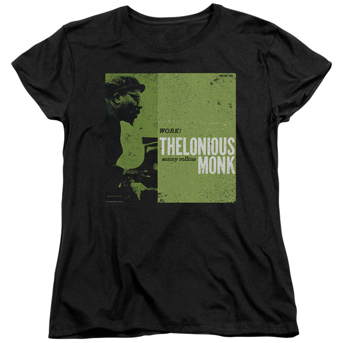 Thelonious Monk Work Womens T Shirt Black