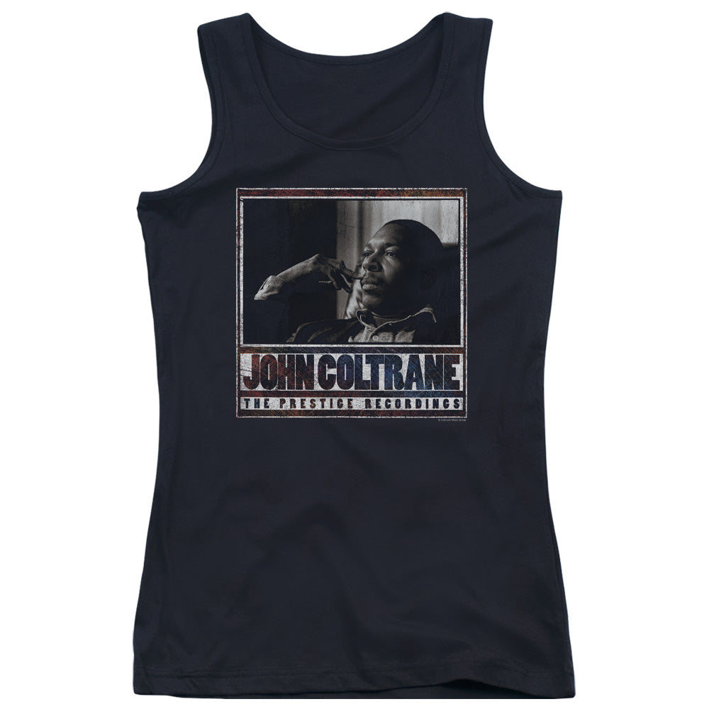 John Coltrane Prestige Recordings Womens Tank Top Shirt Black