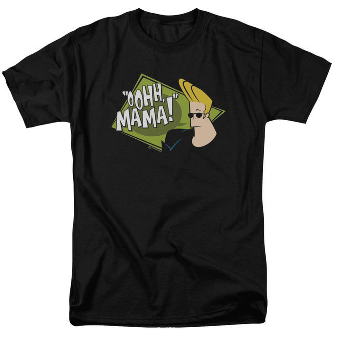 Johnny Bravo Oohh Mama Mens T Shirt Black