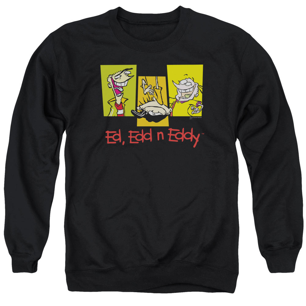 Ed Edd N Eddy 3 Ed's Mens Crewneck Sweatshirt Black