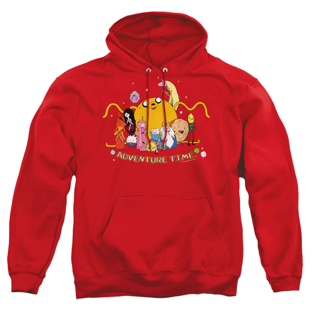 Adventure Time Outstretched Mens Hoodie Red Officially Licensed