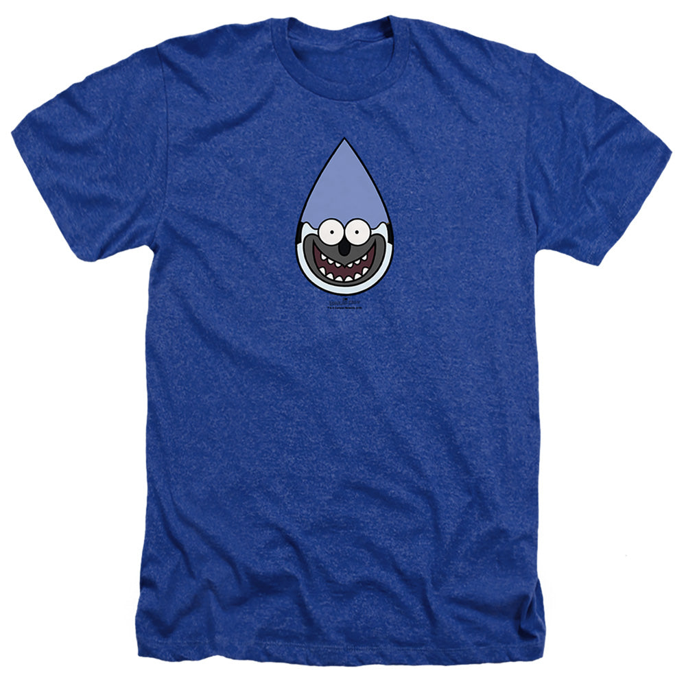Regular Show Mordecai Heather Mens T Shirt Royal Blue Officially Licensed