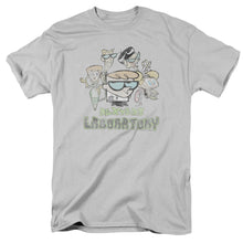 Load image into Gallery viewer, Dexters Laboratory Vintage Cast Mens T Shirt Silver