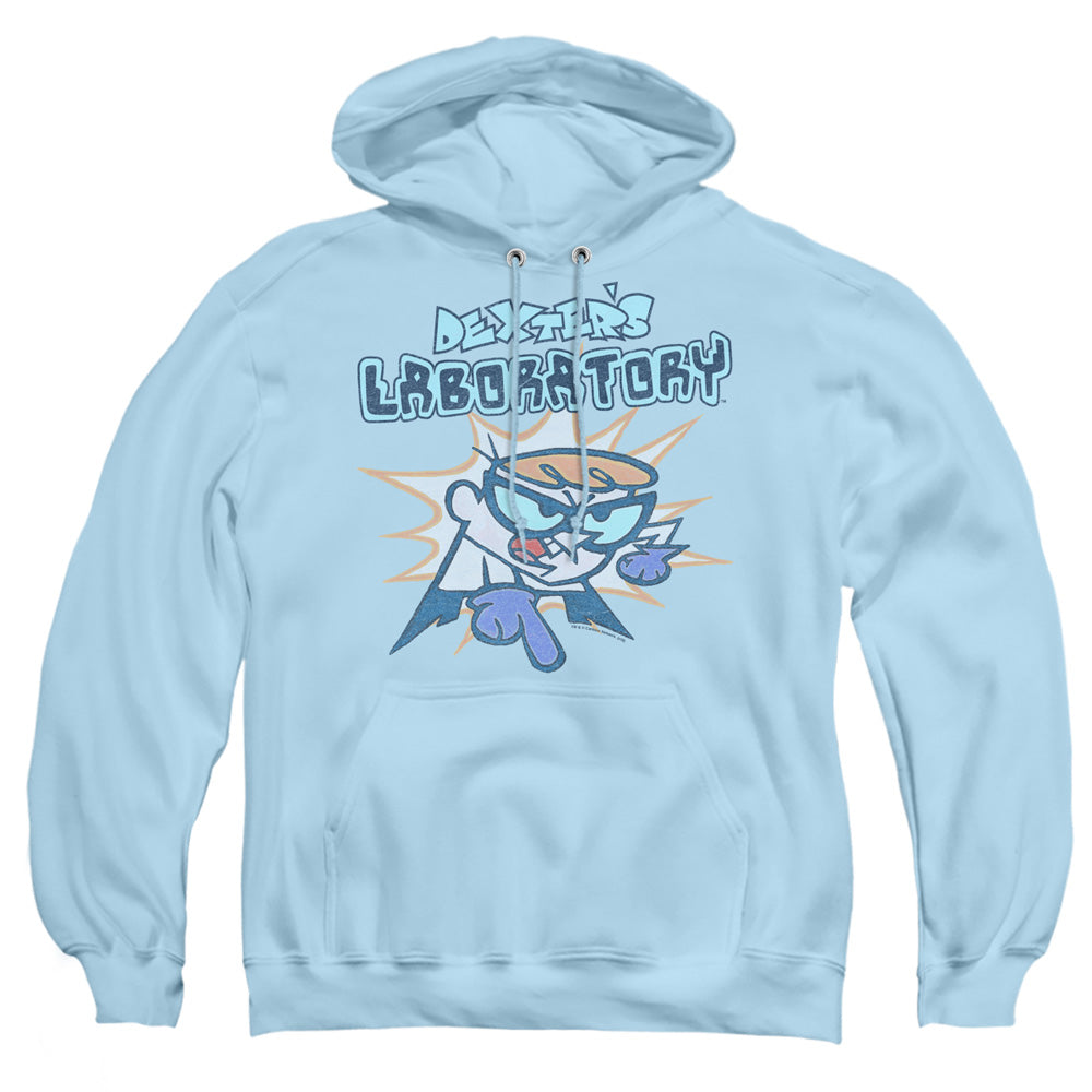 Dexters Laboratory What Do You Want Mens Hoodie Light Blue