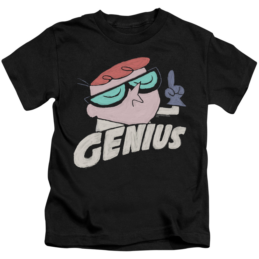 Dexters Laboratory Genius Juvenile Kids Youth T Shirt Black