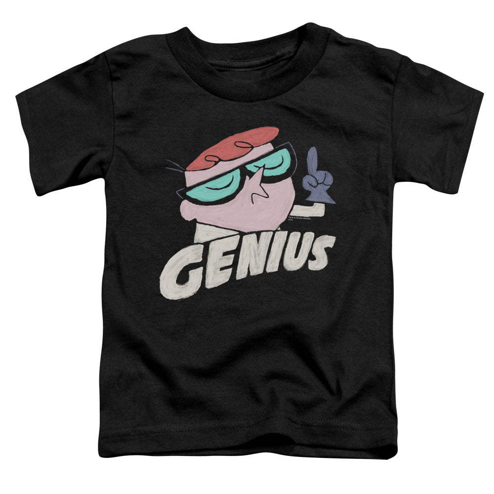 Dexters Laboratory Genius Toddler Kids Youth T Shirt Black