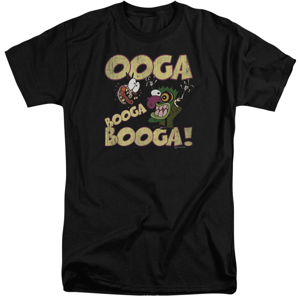 Courage Ooga Booga Booga Mens Tall T Shirt Black Officially Licensed