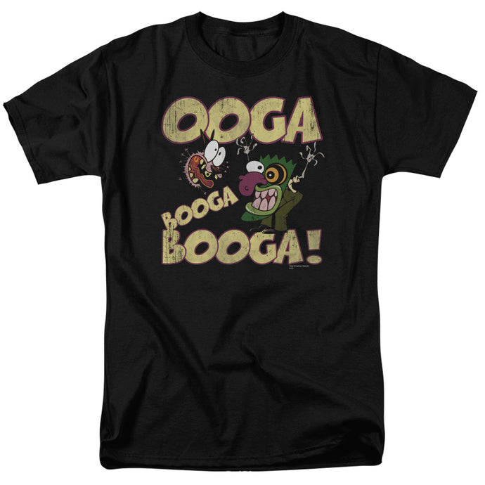 Courage The Cowardly Dog Ooga Booga Booga Mens T Shirt Black