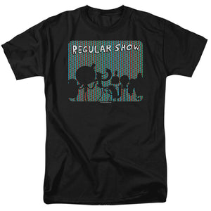 Regular Show Rgb Group Mens T Shirt Black