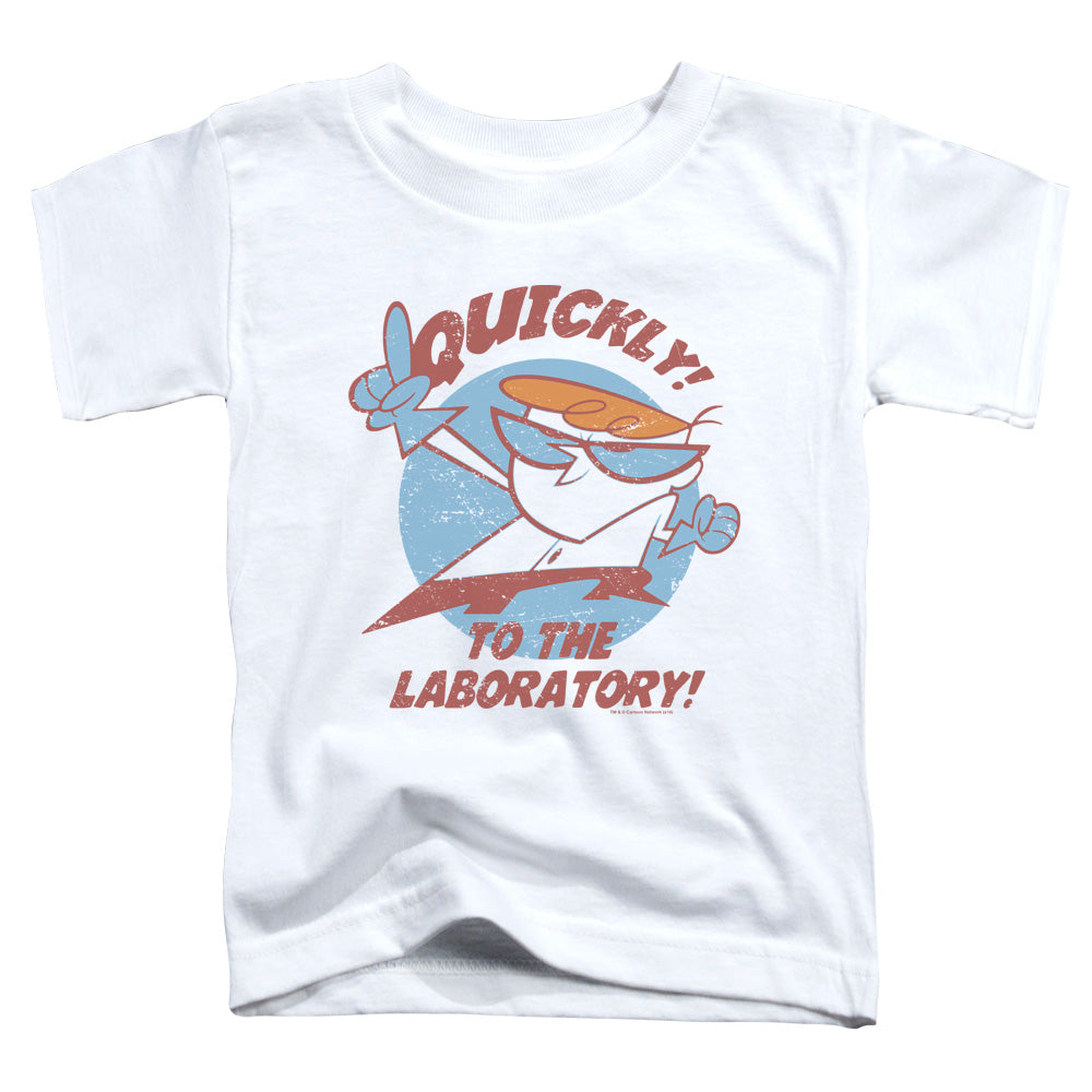 Dexters Laboratory Quickly Toddler Kids Youth T Shirt White