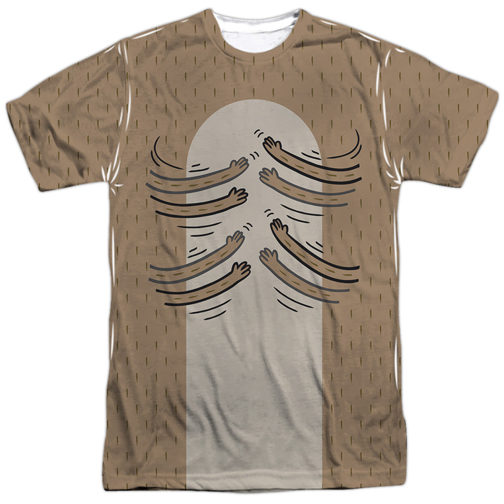 Regular Show Hamboning-Mens Poly Crew T Shirt-White