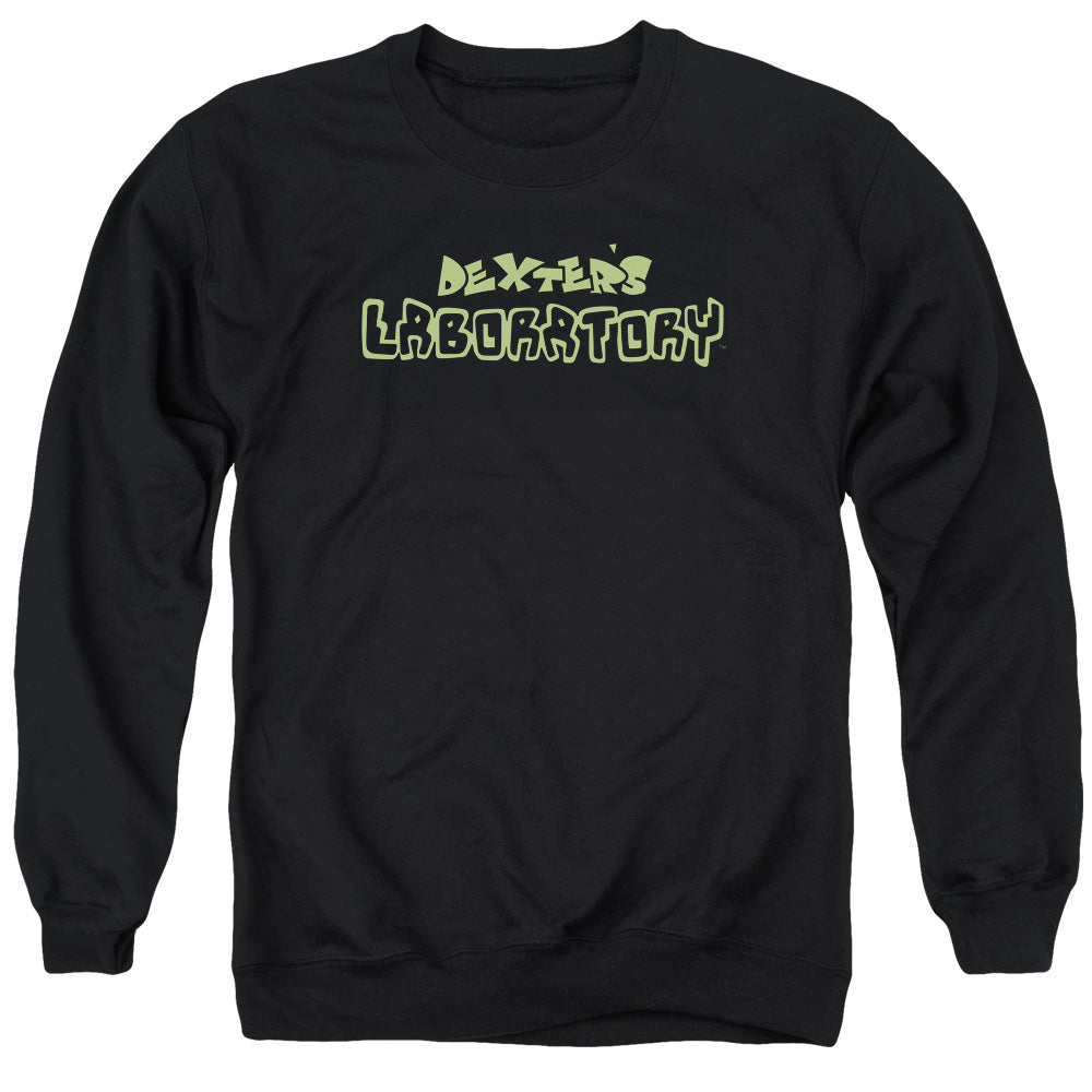 Dexters Laboratory Dexters Logo Mens Crewneck Sweatshirt Black