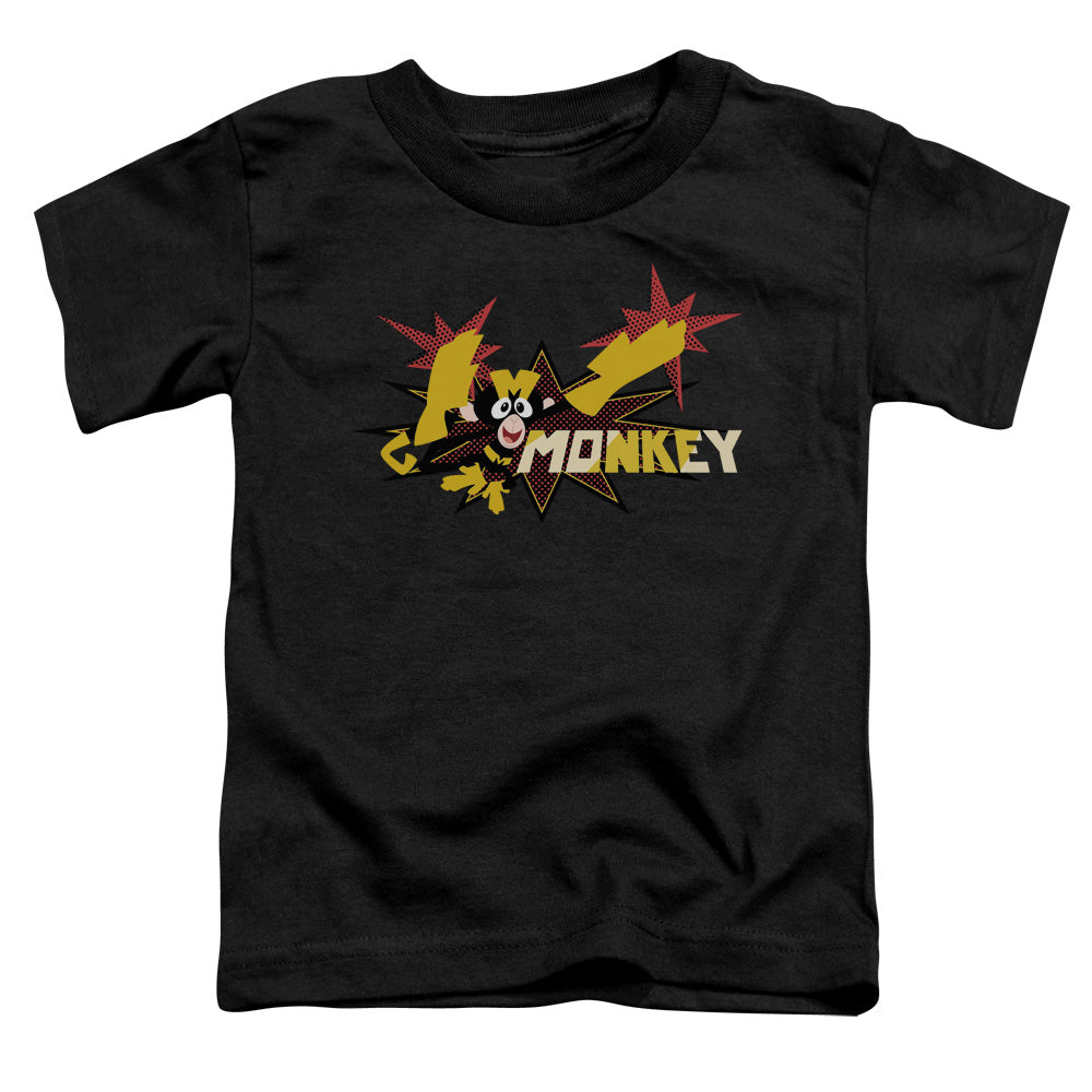 Dexters Laboratory Monkey Toddler Kids Youth T Shirt Black