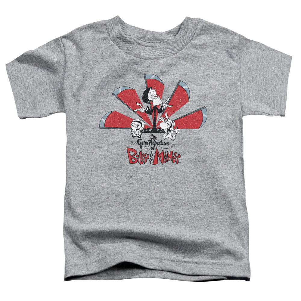 Grim Adventures of Billy and Mandy Grim Adventures Toddler Kids Youth T Shirt Athletic Heather
