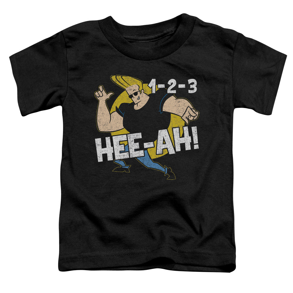 Johnny Bravo 123 Toddler Kids Youth T Shirt Black