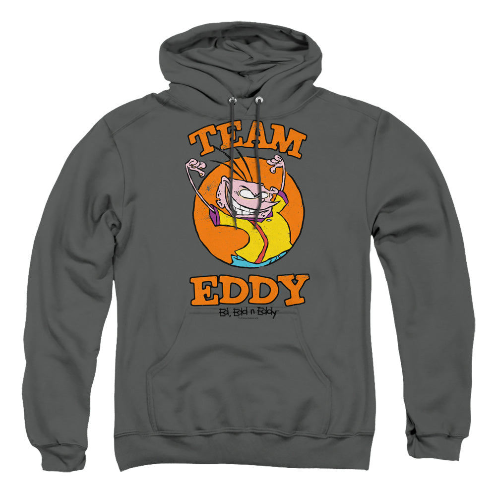 Ed Edd N Eddy Team Eddy Mens Hoodie Charcoal Officially Licensed