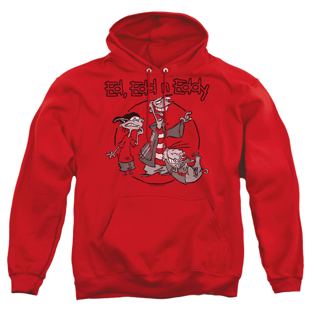 Ed Edd N Eddy Gang Mens Hoodie Red Officially Licensed