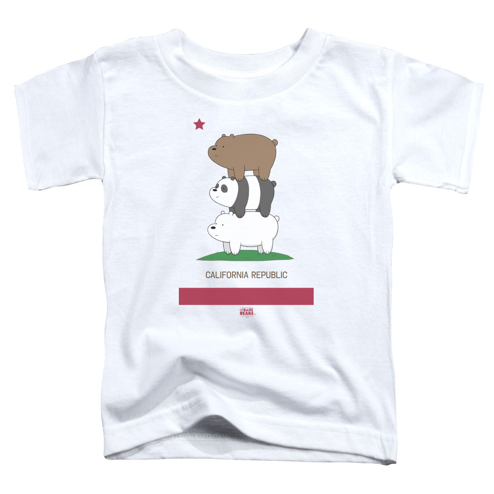 We Bare Bears Cali Stack Toddler Kids Youth T Shirt White
