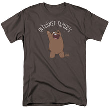 Load image into Gallery viewer, We Bare Bears Internet Famous Mens T Shirt Charcoal