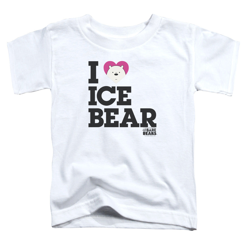 We Bare Bears Heart Ice Bear Toddler Kids Youth T Shirt White