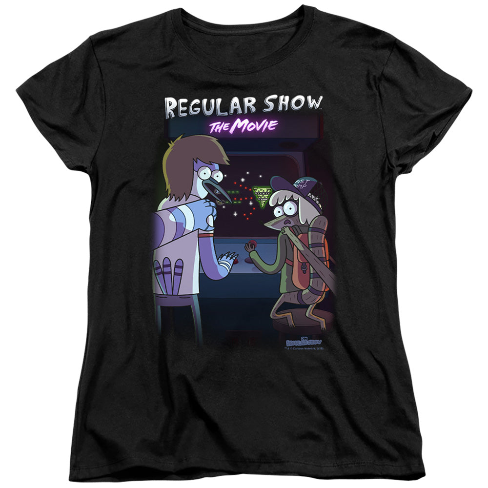 Regular Show Rs The Movie Womens T Shirt Black Officially Licensed
