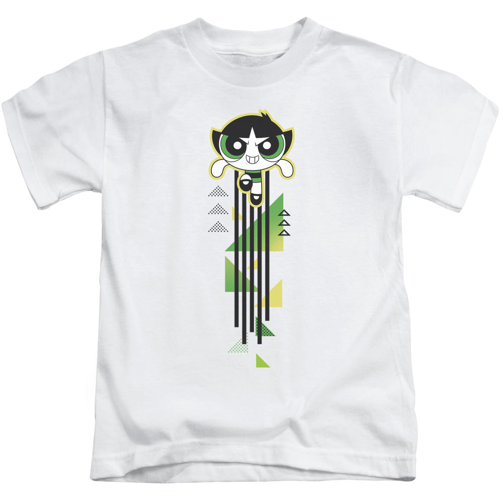 Powerpuff Girls Buttercup Streak Juvenile Kids Youth T Shirt White