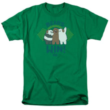 Load image into Gallery viewer, We Bare Bears Bears Win Mens T Shirt Kelly Green
