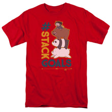 Load image into Gallery viewer, We Bare Bears Stack Goals Mens T Shirt Red
