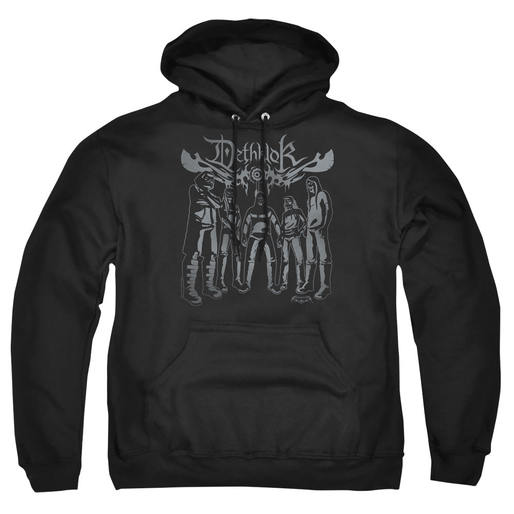 Metalocalypse Dethklok Band Mens Hoodie Black Officially Licensed