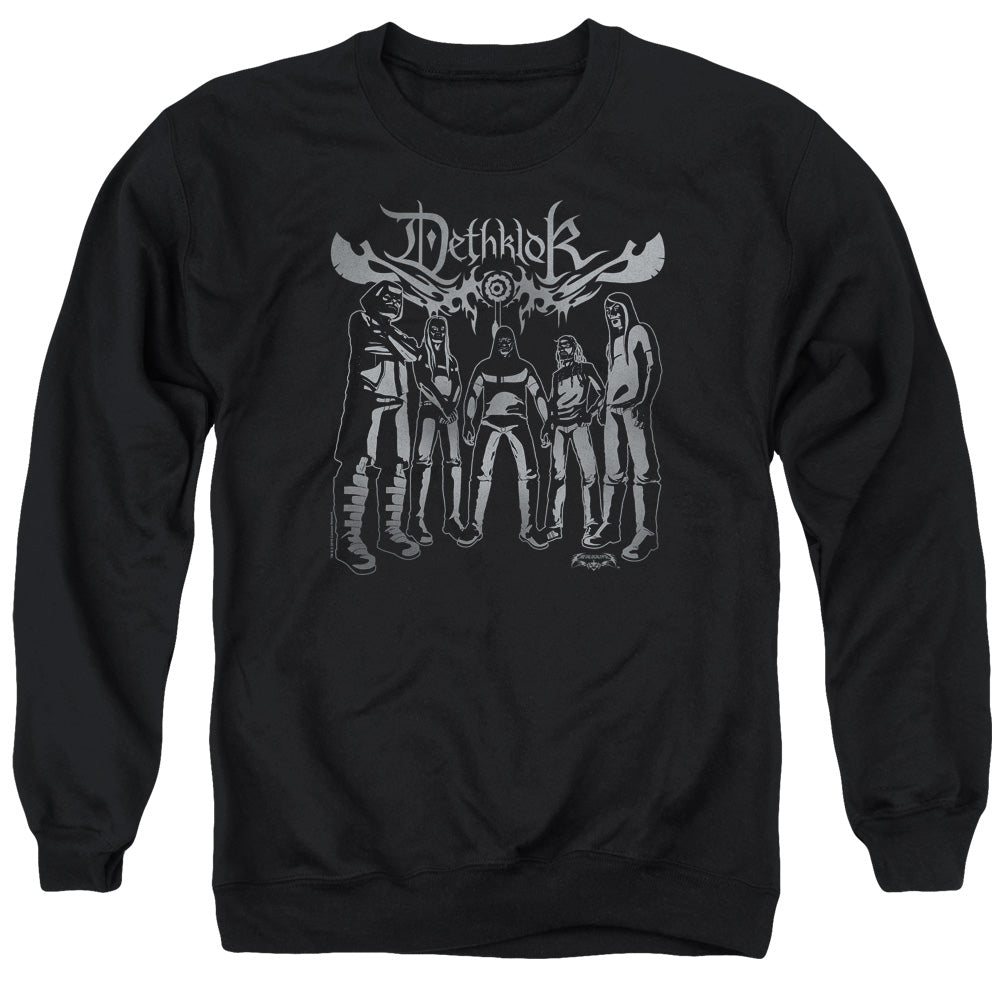 Metalocalypse Dethklok Band Mens Crewneck Sweatshirt Black