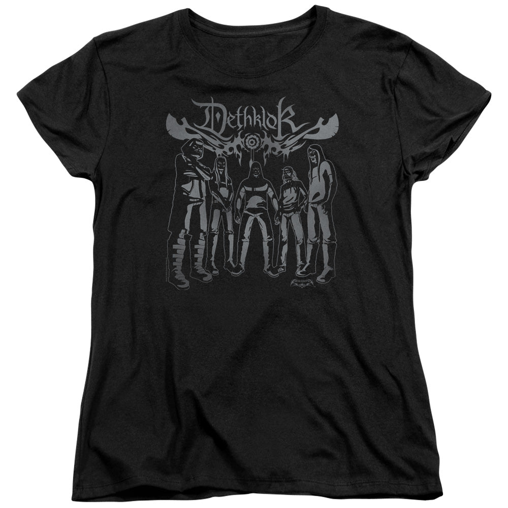 Metalocalypse Dethklok Band Womens T Shirt Black