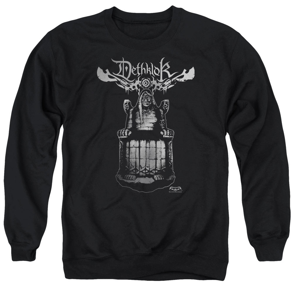Metalocalypse Statue Mens Crewneck Sweatshirt Black