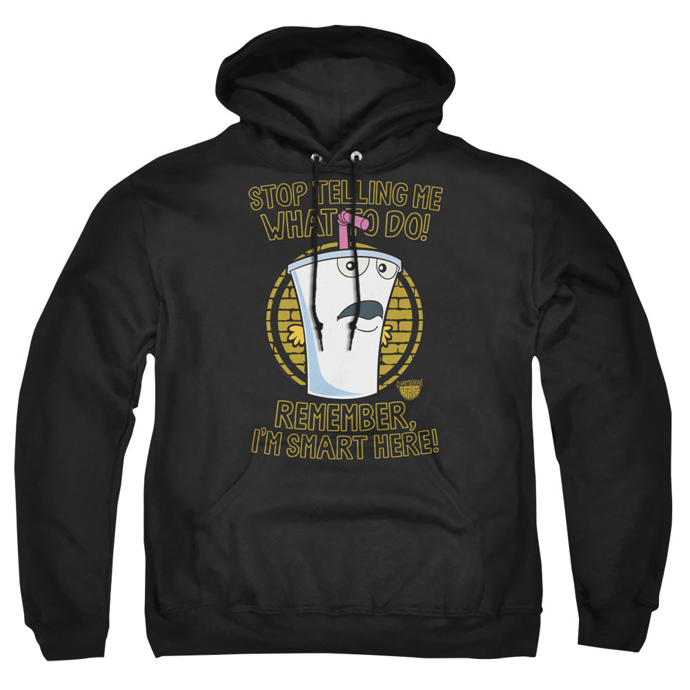 Aqua Teen Hunger Force Stop Mens Hoodie Black Officially Licensed
