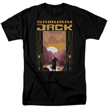 Load image into Gallery viewer, Samurai Jack Sunrise Mens T Shirt Black