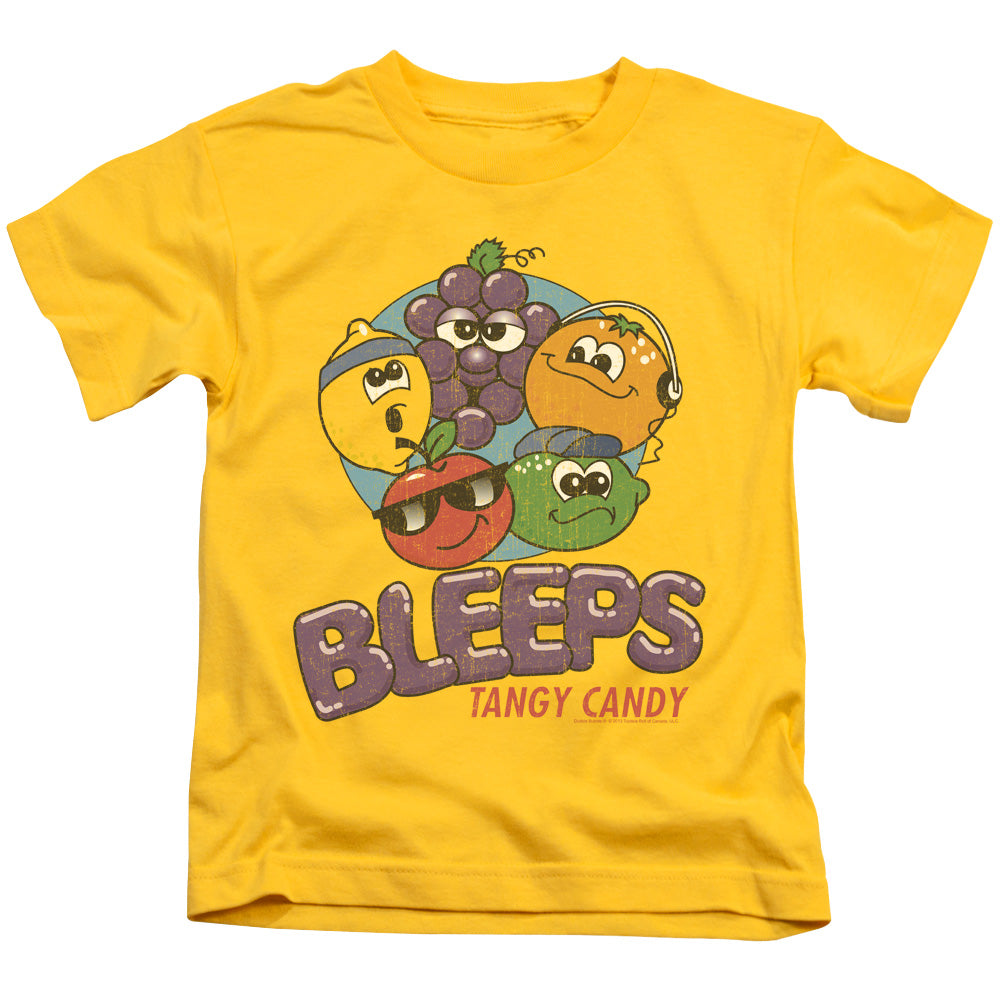 Dubble Bubble Bleeps Juvenile Kids Youth T Shirt Yellow (7) Officially Licensed