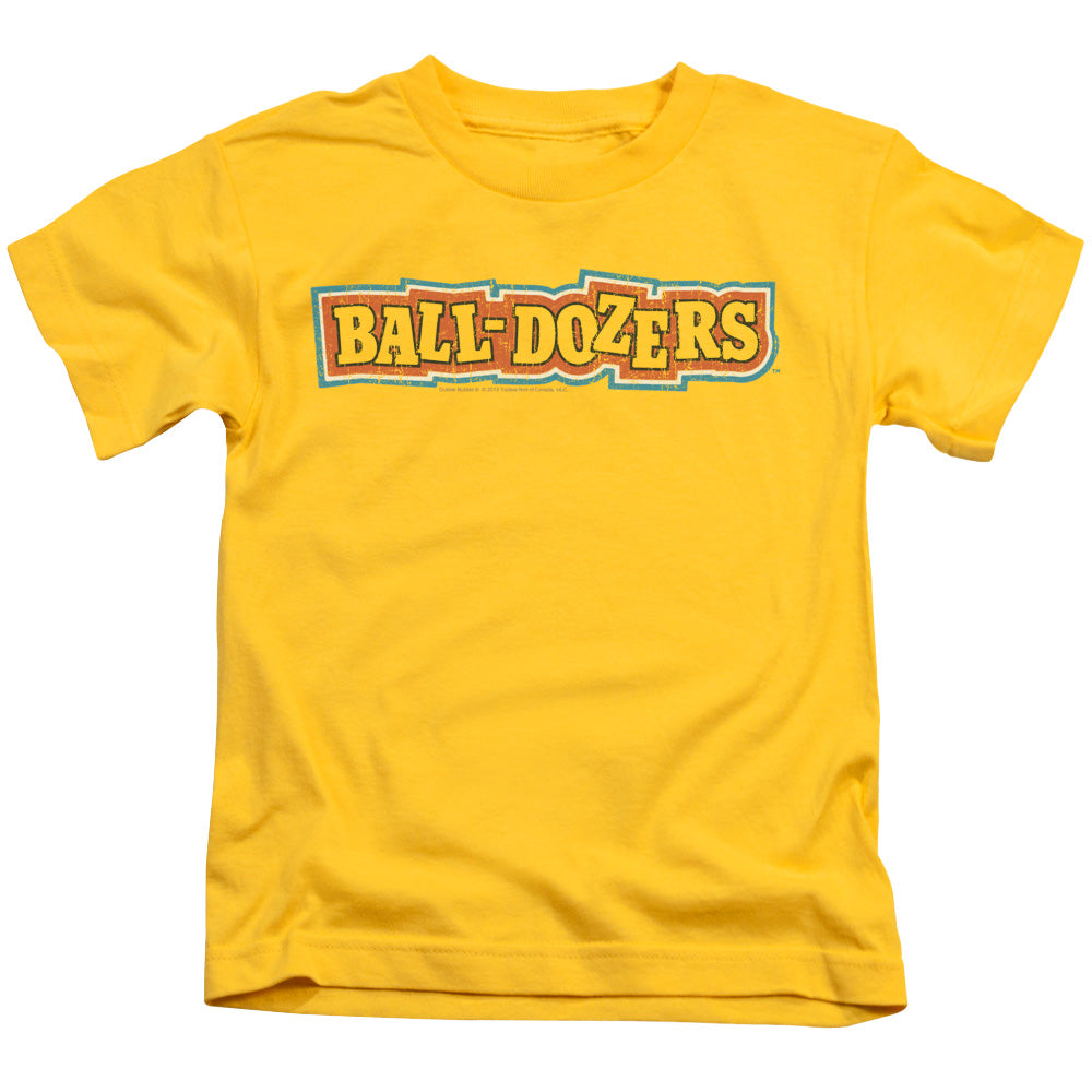 Dubble Bubble Balldozers Juvenile Kids Youth T Shirt Yellow (4) Officially Licensed
