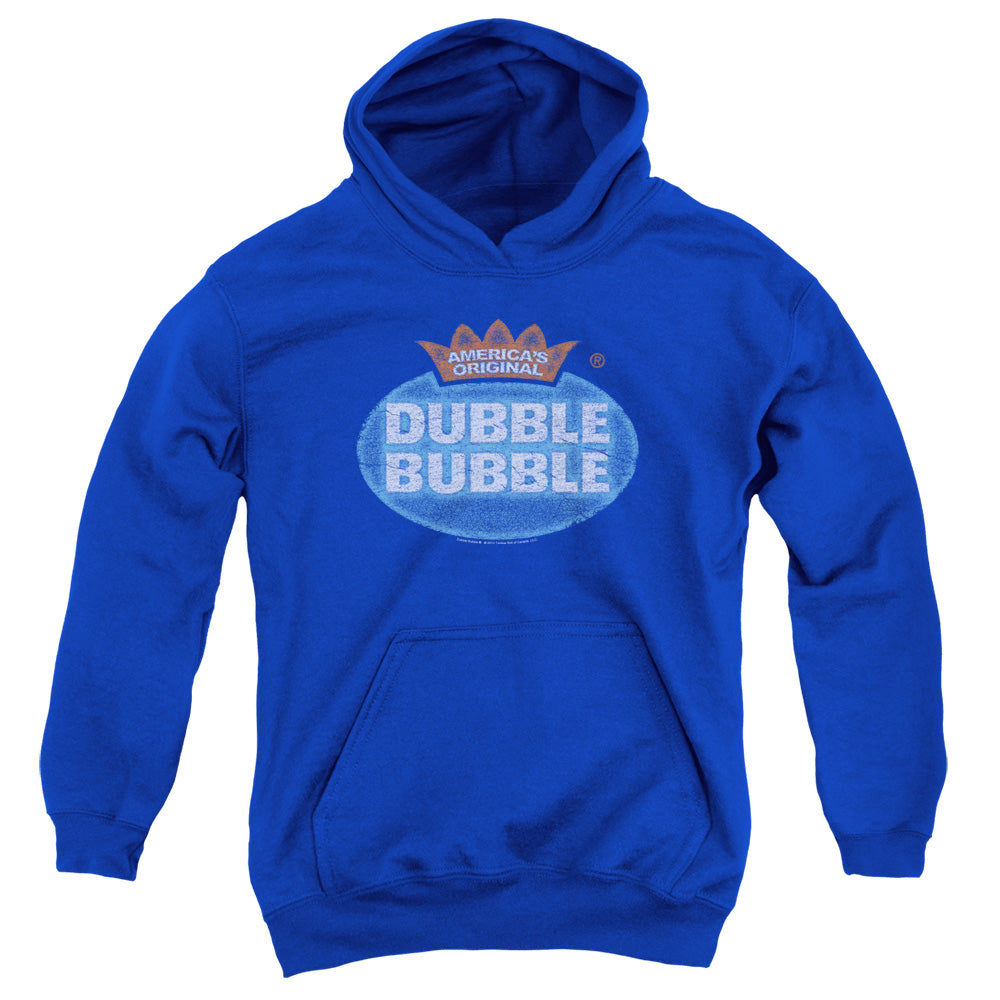 Dubble Bubble Vintage Logo Kids Youth Hoodie Royal Officially Licensed