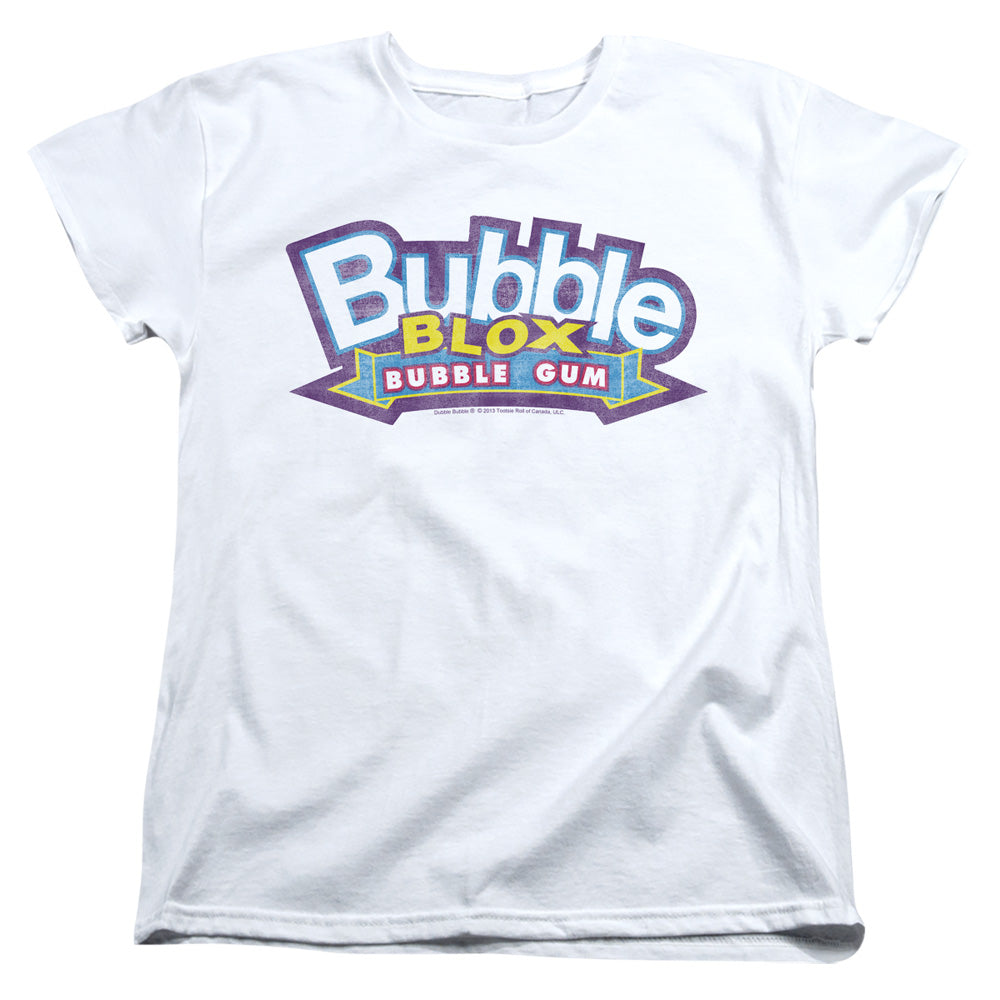 Dubble Bubble Bubble Blox Womens T Shirt White Officially Licensed