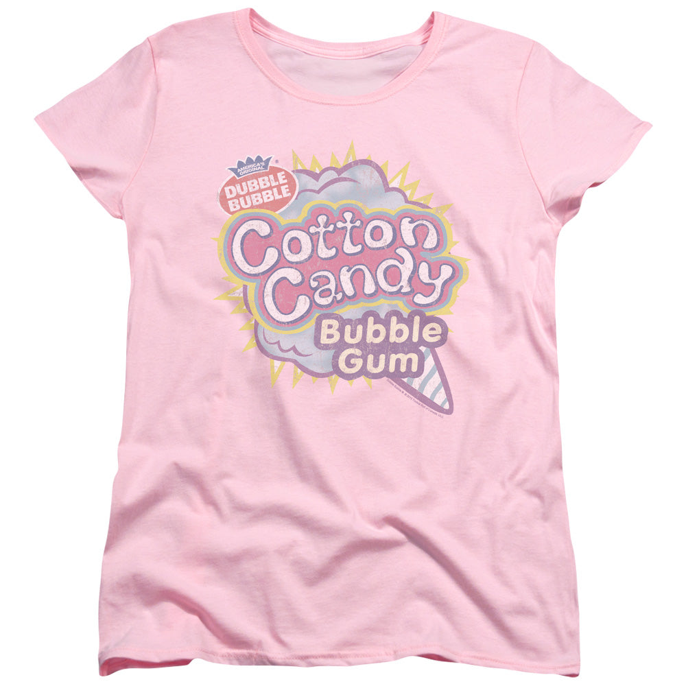 Dubble Bubble Cotton Candy Womens T Shirt Pink Officially Licensed