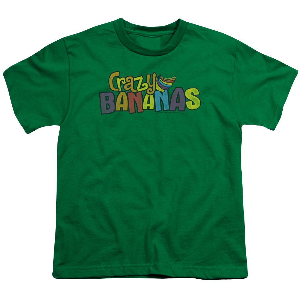 Dubble Bubble Crazy Bananas Kids Youth T Shirt Kelly Green Officially Licensed