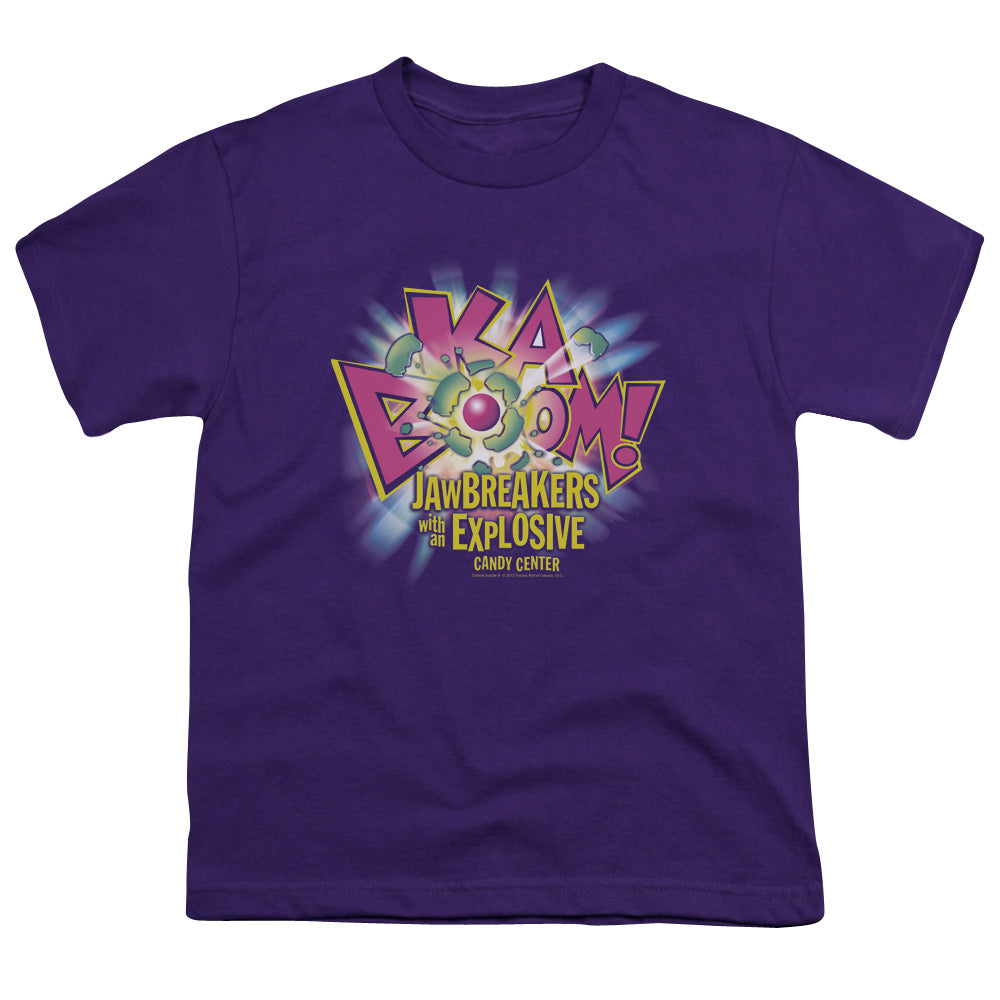 Dubble Bubble Ka Boom Kids Youth T Shirt Purple Officially Licensed