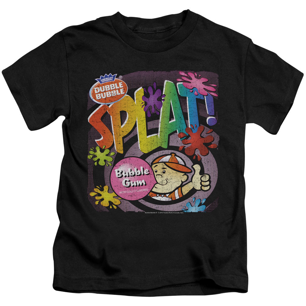 Dubble Bubble Splat Gum Juvenile Kids Youth T Shirt Black (7) Officially Licensed