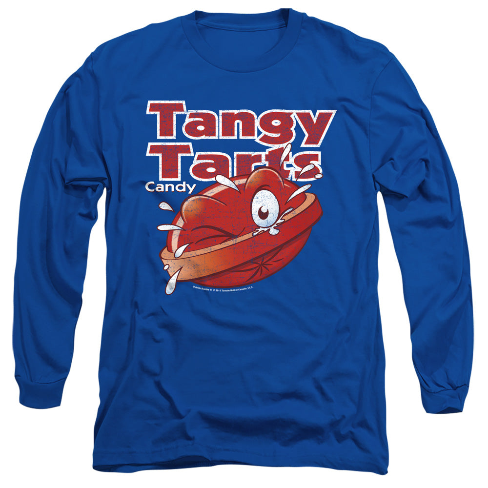 Dubble Bubble Tangy Tarts Mens Long Sleeve Shirt Royal Blue Officially Licensed