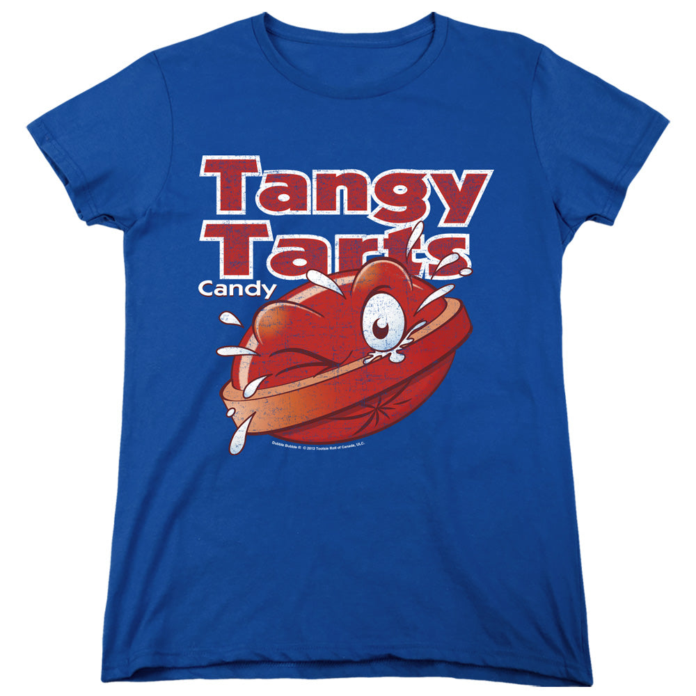 Dubble Bubble Tangy Tarts Womens T Shirt Royal Blue Officially Licensed