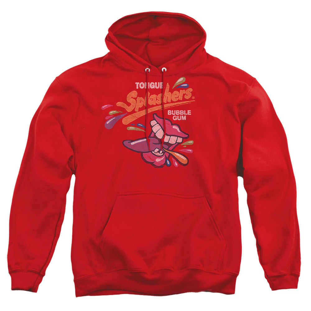 Dubble Bubble Distress Logo Mens Hoodie Red Officially Licensed