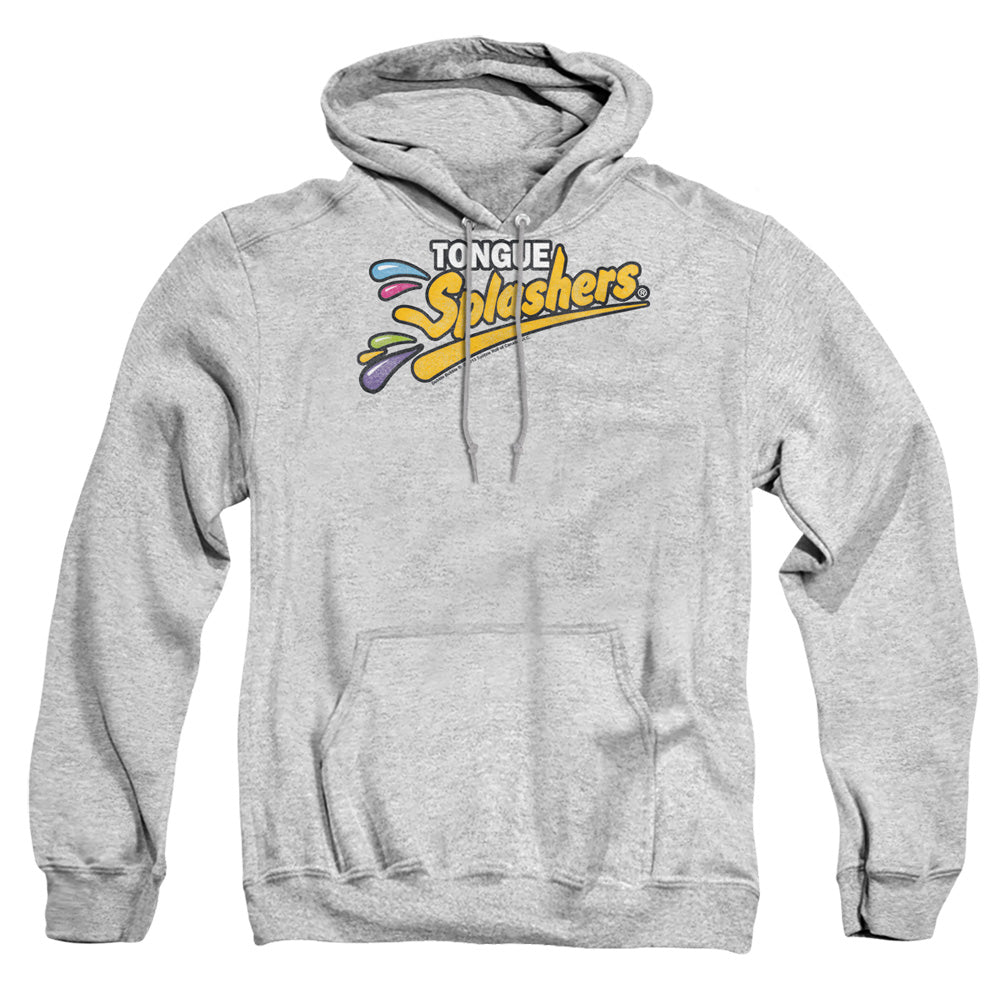 Dubble Bubble Tongue Splashers Logo Mens Hoodie Athletic Heather Officially Licensed