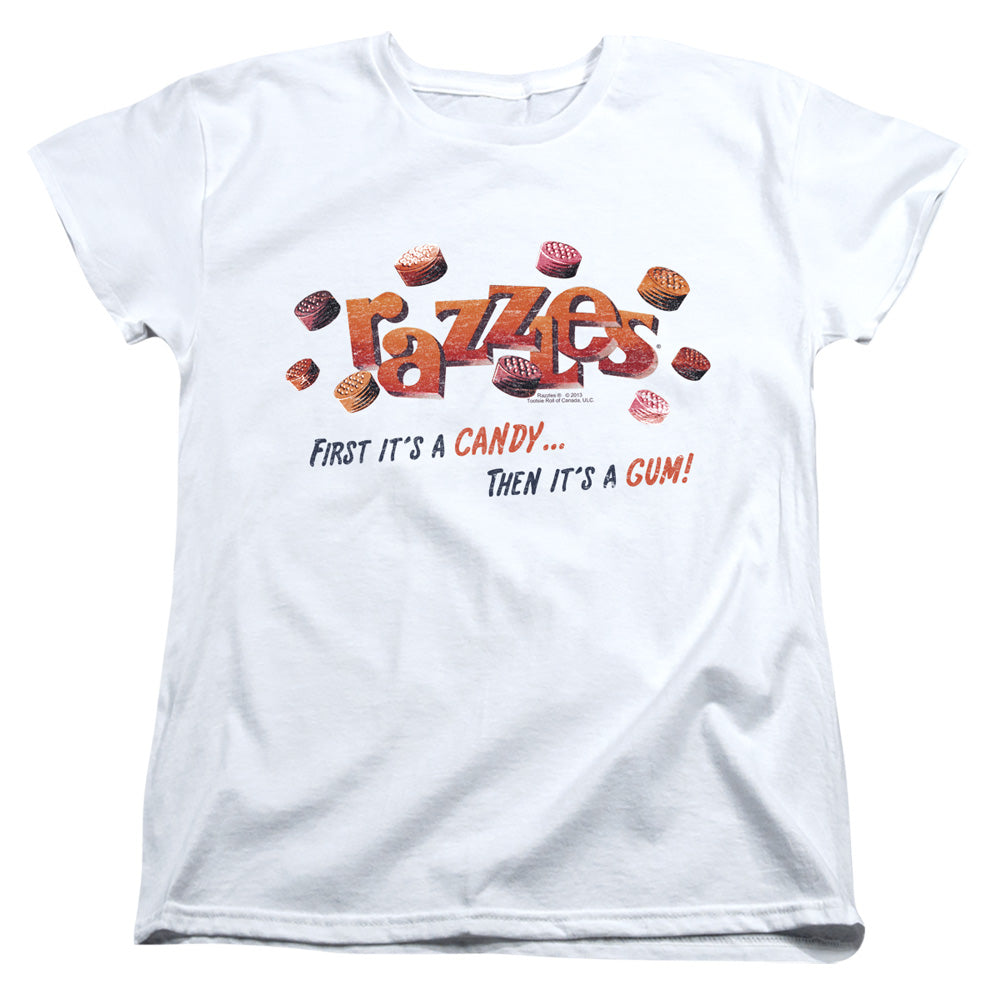 Dubble Bubble a Gum and a Candy Womens T Shirt White Officially Licensed